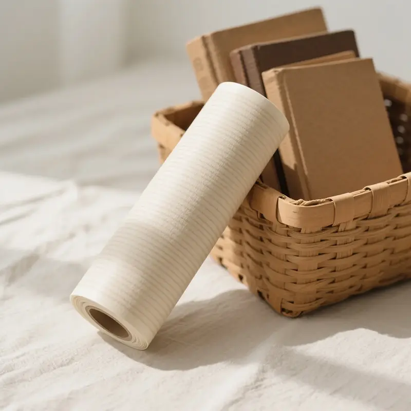 Filmi dekorativ i qëndrueshëm i kokrrës prej druri PVC